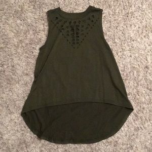Tank Top w/ Cute Chest Cutouts